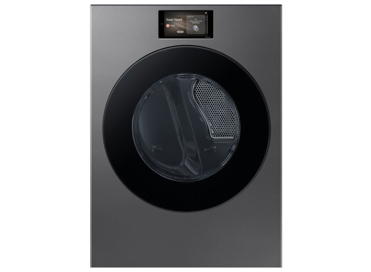 Samsung Bespoke Electric Dryer Steel DV90F53AESA3 Abt
