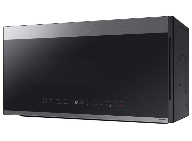 Samsung Microwave Over-The-Range 2.1 Cu. Ft. Bespoke In Fingerprint Resistant Stainless Steel - ME21DG6500SRAA