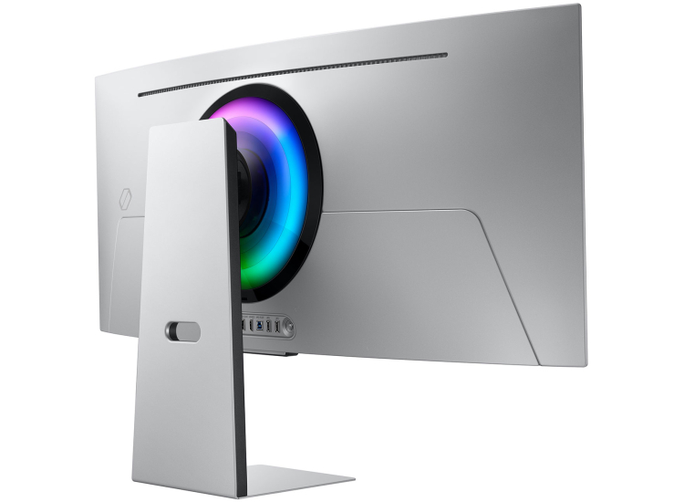 Samsung Odyssey OLED G8 (G85SD) Gaming Monitor 34-Inch Ultra-WQHD 175Hz 0.03ms Curved in Silver - LS34DG856SNXZA