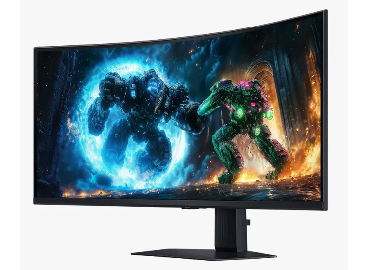Samsung Odyssey G75F 40-Inch 180Hz WUHD Curved Gaming Monitor in Black - LS40FG75DENXZA