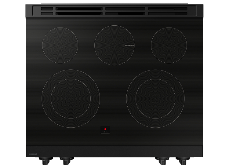 Samsung Slide-In Electric Range Smart Bespoke 6.3 Cu. Ft. in Stainless Steel - NSE6DG8100SRAA