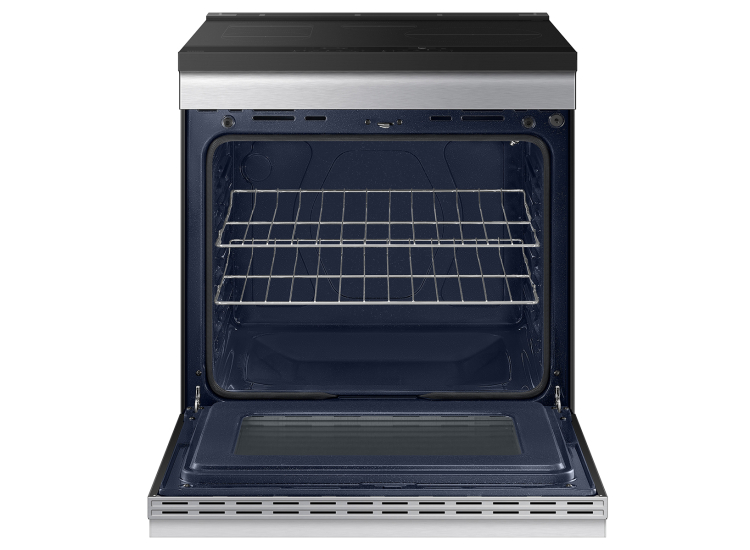 Samsung Slide-In Induction Range Smart Bespoke 6.3 Cu. Ft. in Stainless Steel - NSI6DG9100SRAA