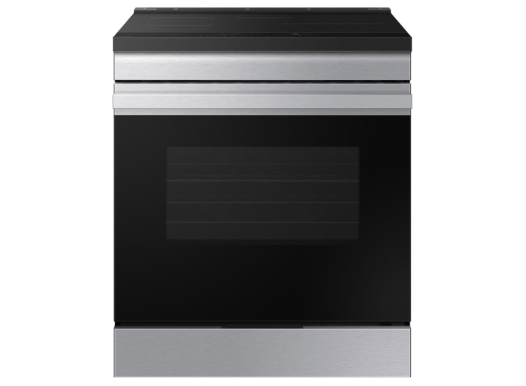 Samsung Slide-In Induction Range Smart Bespoke 6.3 Cu. Ft. in Stainless Steel - NSI6DG9100SRAA