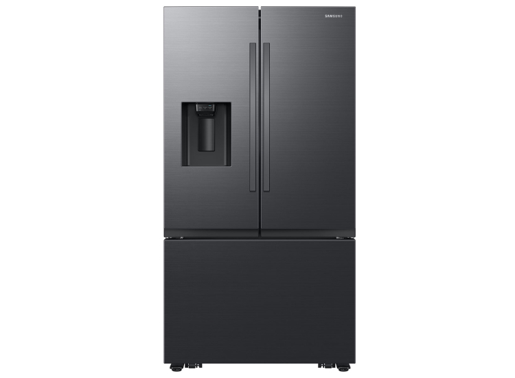 Samsung 31 Cu. Ft. 3-Door French Door Refrigerator 36-Inch Wide ADA in Fingerprint Resistant Matte Black Steel - RF32CG5400MTAA