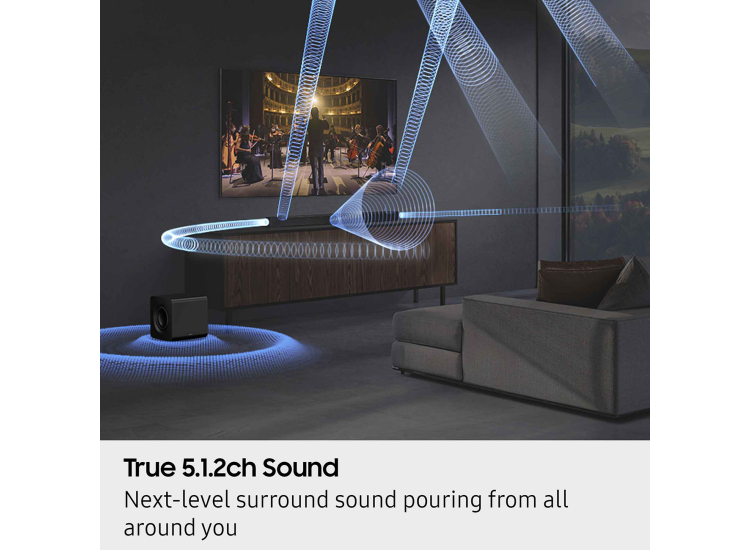 Samsung Q Series Soundbar 5.1.2 Channel with Subwoofer - HW-Q800F/ZA
