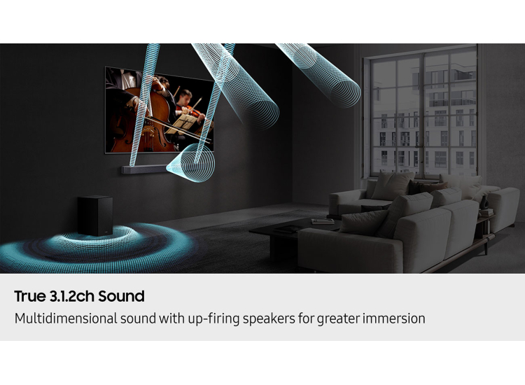 Samsung Q Series Soundbar 3.1.2 Channel with Subwoofer - HW-Q600F/ZA