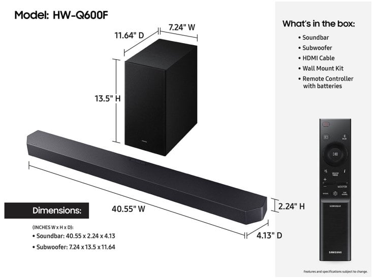Samsung Q Series Soundbar Channel HWQ600F Abt