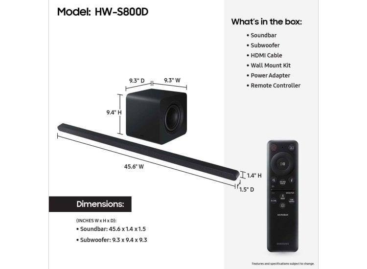 Series Soundbar Samsung Soundbar Bluetooth Power Ch Soundbar HW