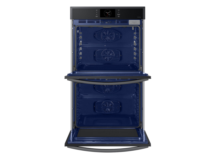 Samsung 30-Inch Smart Double Wall Oven With Steam Cook in Matte Black - NV51CG600DMTAA