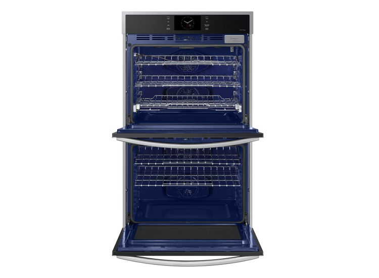 Samsung 30-Inch Smart Double Wall Oven With Steam Cook in Stainless Steel - NV51CG600DSRAA