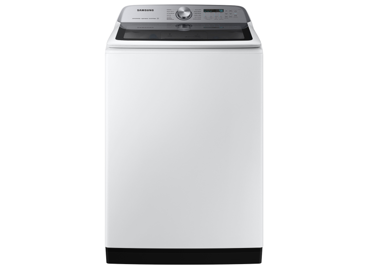 Samsung Washer Smart Top Load With Super Speed Wash in White - WA52DG5500AWUS