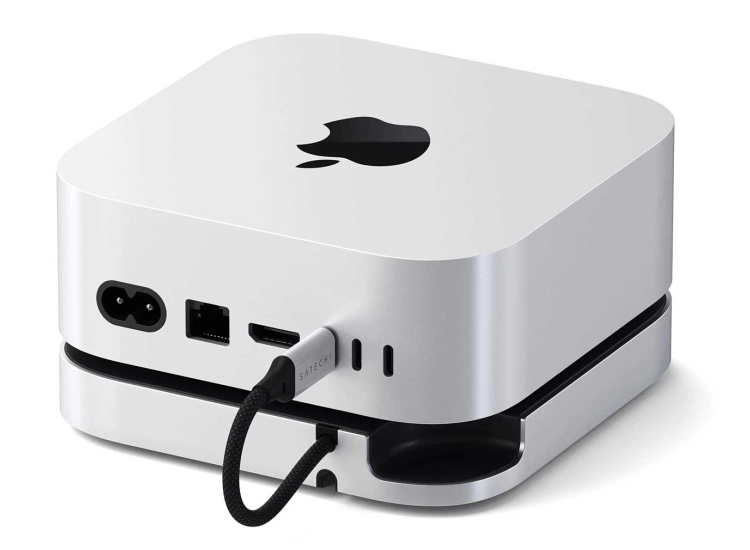Satechi Mac Mini M4 Stand & Hub with SSD Enclosure - ST-GNMMES