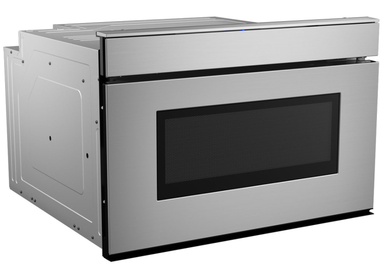 Sharp 24-Inch Smart Easy Wave Open Microwave Drawer in Stainless Steel - SMD2479JS