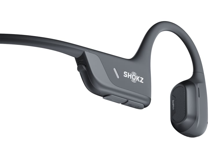 Shokz OpenRun Pro Mini 2 Open-Ear Headphones Premium Bone Conduction Sport in Black - S821-MN-BK-US