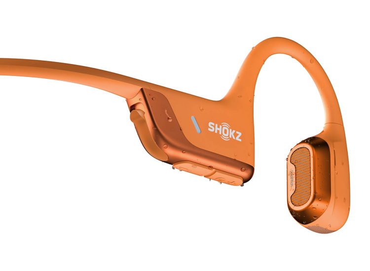Shokz OpenRun Pro Mini 2 Open-Ear Headphones Premium Bone Conduction Sport in Orange - S821-MN-OR-US