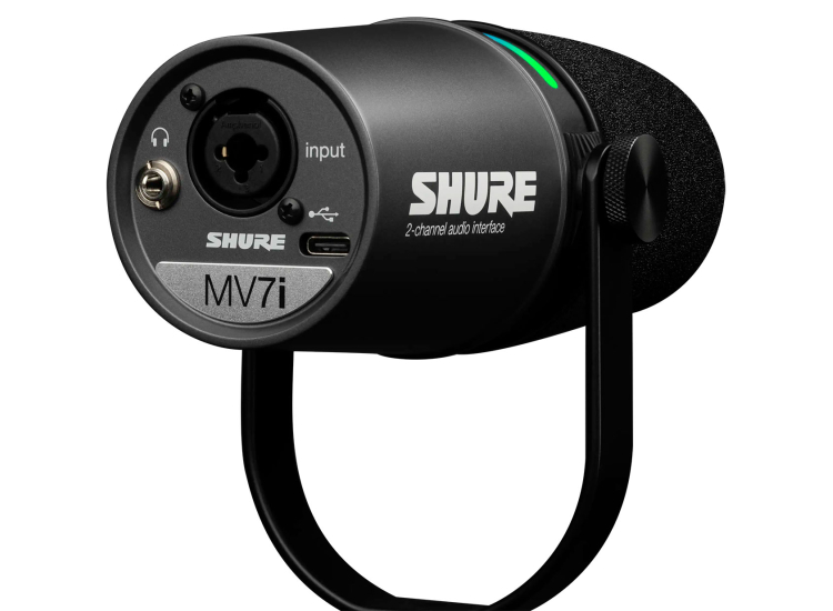 Microi Shure Shure Smart Microphone and Interface - MV7I | Abt Electronics