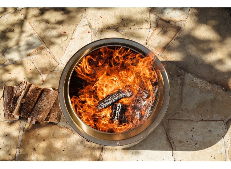 Solo Stove Canyon Stainless Steel Fire Pit Bundle Abt