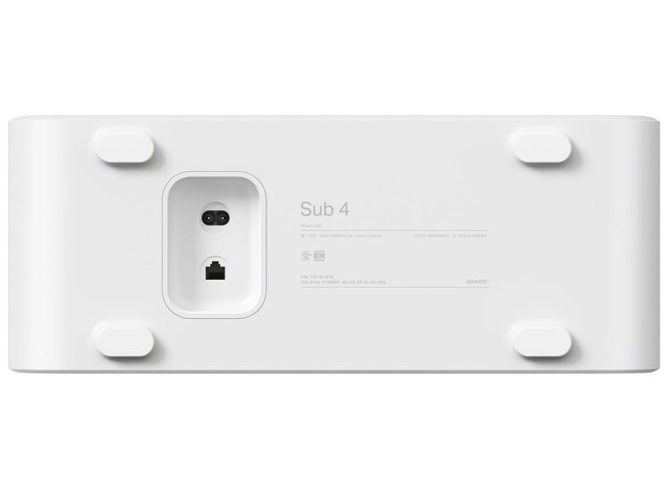 SONOS Sub 4 Subwoofer Speaker in White - SUBG4US1