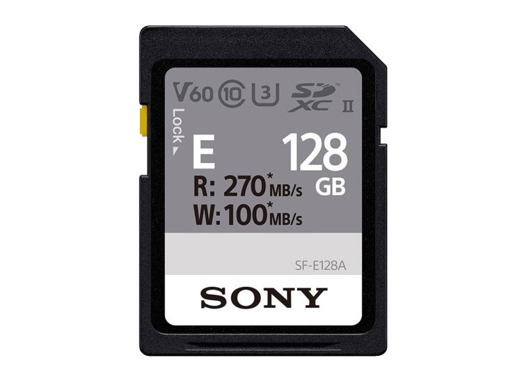 Sony 128GB E Series UHS-II SDXC Memory Card SF-E128 Abt