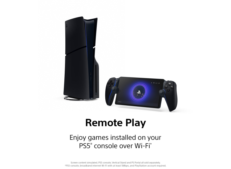 Sony PlayStation Portal Remote Player for PlayStation 5 in Midnight Black - 1000044180