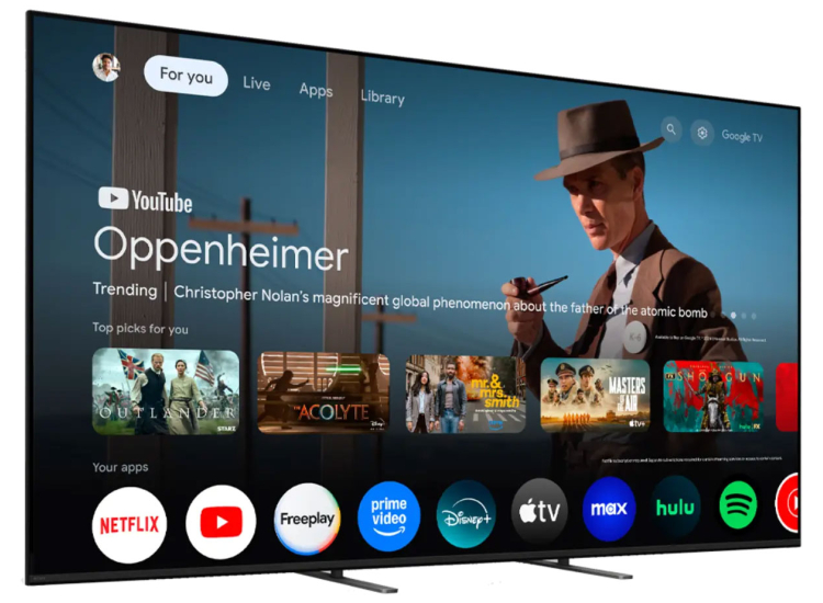 Sony BRAVIA 5 Mini LED TV 85-Inch 4K Smart with Google TV - K85XR50