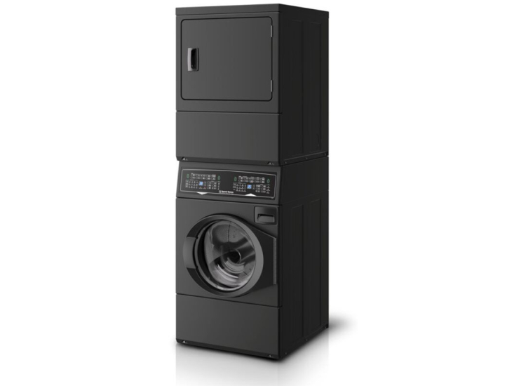 Speed Queen Stacked Washer Gas Dryer Combo Black SF7008BG Abt Speed Queen Stacked Washer Gas Dryer Combo Black SF7008BG Abt