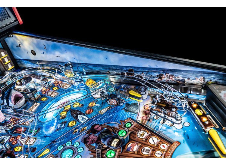 Stern Pinball Inside Art Blades JAWS Pinball Machines 5028036V6