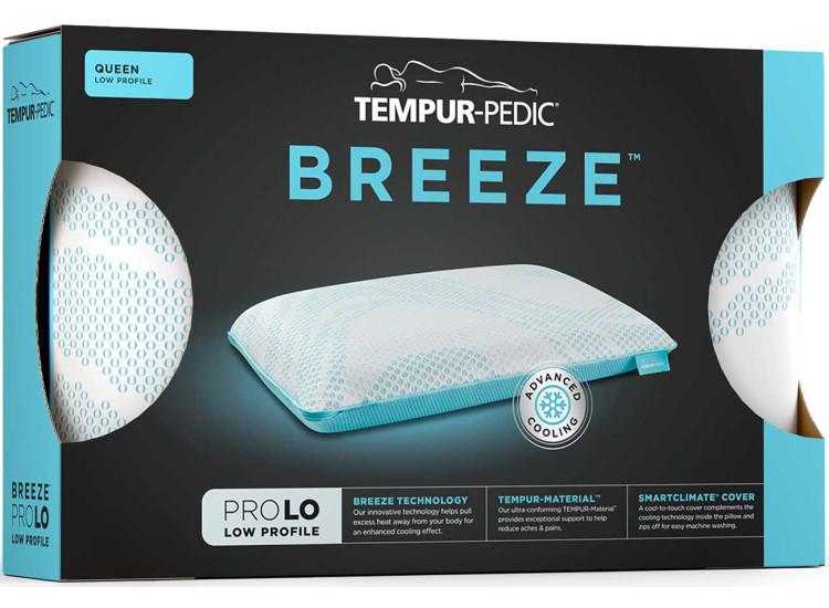 Tempur-Pedic Breeze ProLo 2.0 Pillow - Queen - 153812P5