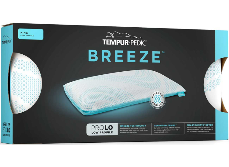 Tempur-Pedic Breeze ProLo 2.0 Pillow - King - 153812P6