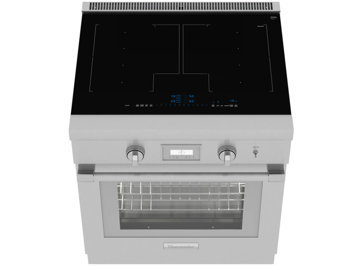 Thermador Pro Harmony 30 In. Standard-Depth Induction ProRange in Stainless Steel - PRI30LBHU