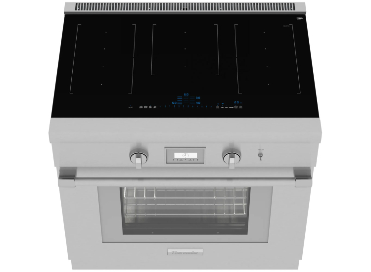 Thermador Pro Harmony 36 In. Standard-Depth Induction ProRange in Stainless Steel - PRI36LBHU