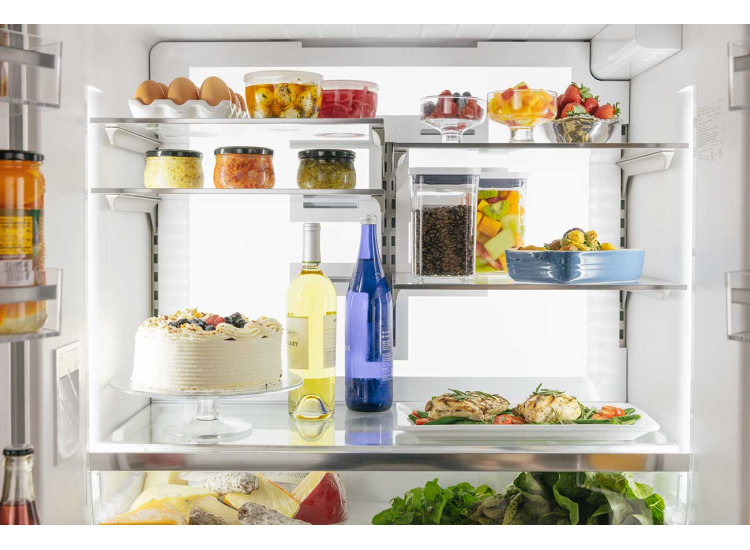 Thermador Freedom 20.8 Cu. Ft. French Door Bottom Mount Refrigerator 36-Inch Wide in Stainless Steel with Masterpiece Handles - T36FT810NS