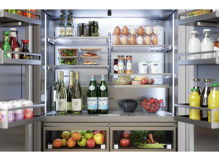 Thermador Freedom Collection 23.1 Cu. Ft. Built-In French Door Refrigerator with Professional Handles 42-Inch Wide in Stainless Steel - T42BT120NS