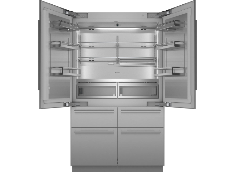 Thermador Freedom Collection 26.7 Cu. Ft. Built-In French Door Refrigerator 48-Inch Wide in Custom Panel - T48IT100NP