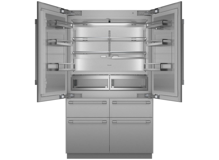Thermador Freedom Collection 26.7 Cu. Ft. French Door Refrigerator with Professional Handles 48-Inch in Stainless Steel - T48BT120NS