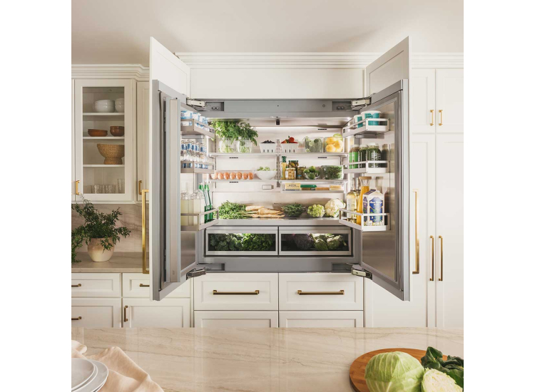 Thermador Freedom Collection 26.7 Cu. Ft. Built-In French Door Refrigerator 48-Inch Wide in Custom Panel - T48IT100NP