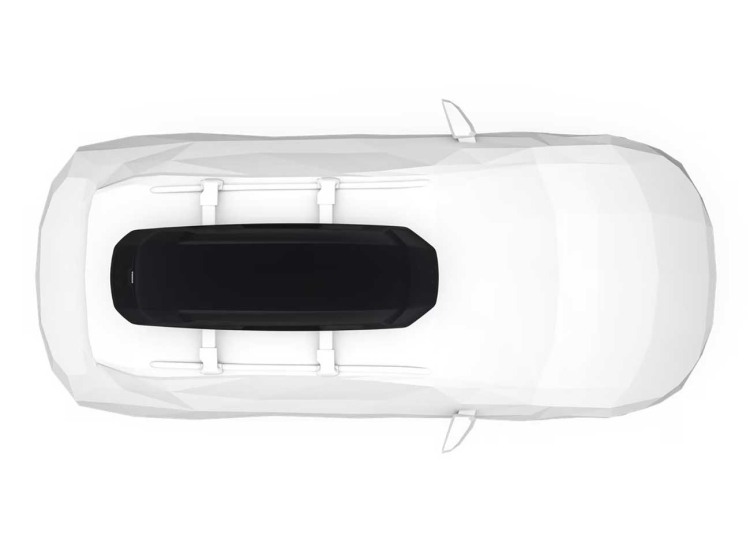Thule Force 3 L Sport Rooftop Cargo Carrier in Black - 645650
