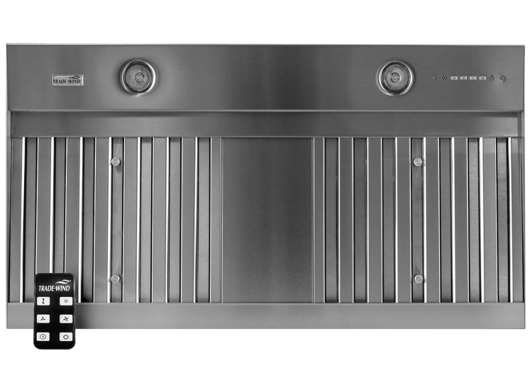 Trade-Wind VSL400 RC Range Hood Liner 600 CFM 36-Inch in Stainless ...