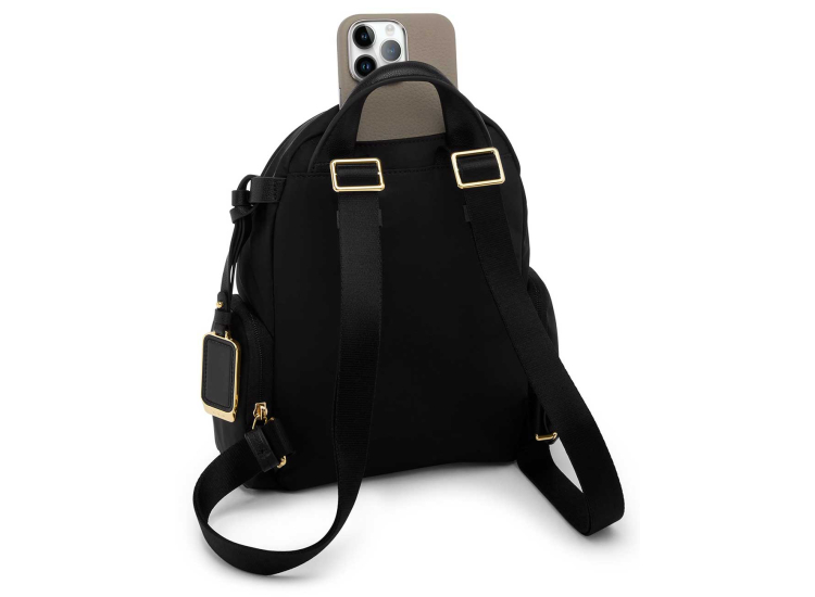 TUMI Voyageur Celina Backpack - Small in Black|Gold - 154166-2693