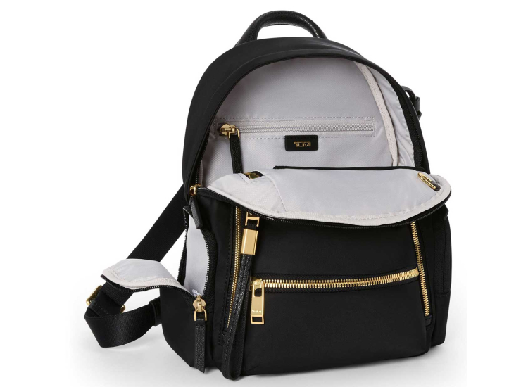 TUMI Voyageur Celina Backpack - Small in Black|Gold - 154166-2693