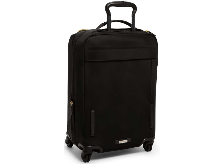 TUMI Voyageur Leger International Expandable Carry-On in Black with Gold - 1524682693