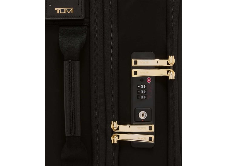 TUMI Voyageur Leger International Expandable Carry-On in Black with Gold - 1524682693