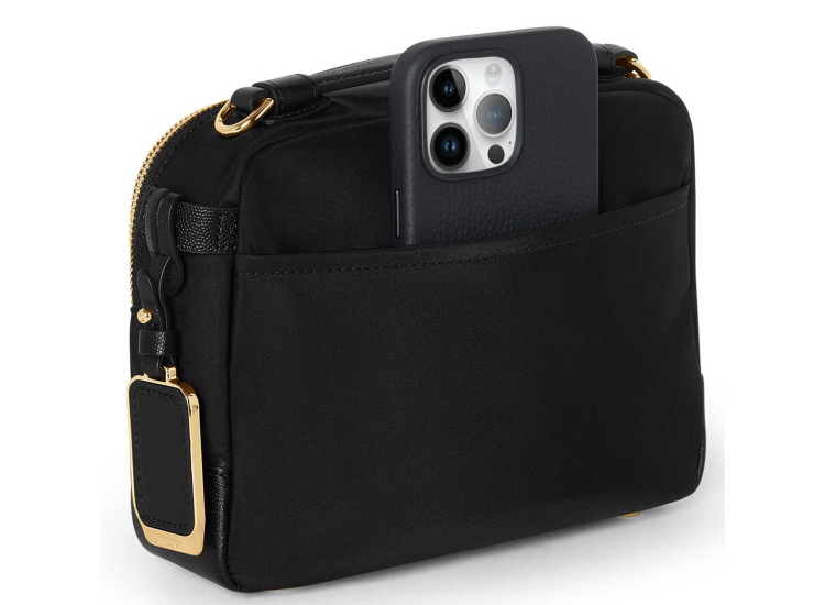 TUMI Voyageur Teghan Crossbody in Black|Gold - 154182-2693