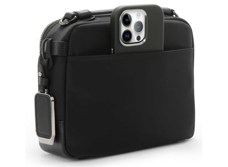 TUMI Voyageur Teghan Crossbody in Black|Gunmetal - 154182-T522