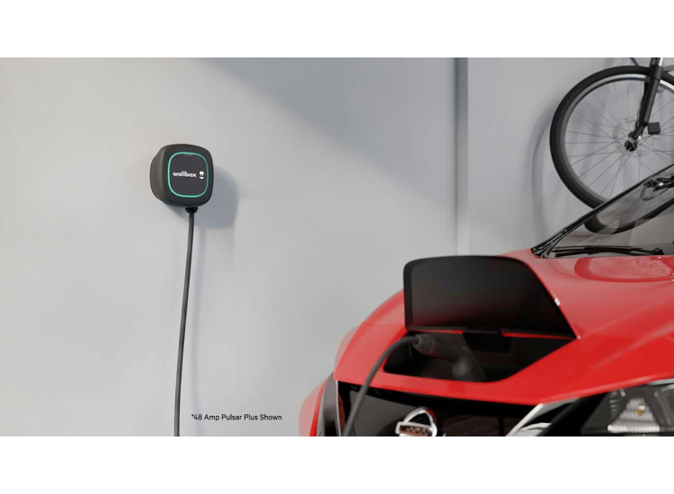 Wallbox Pulsar Plus 48A 25Ft Electric Vehicle Smart Charger - PUP2-U-1-6-C-002
