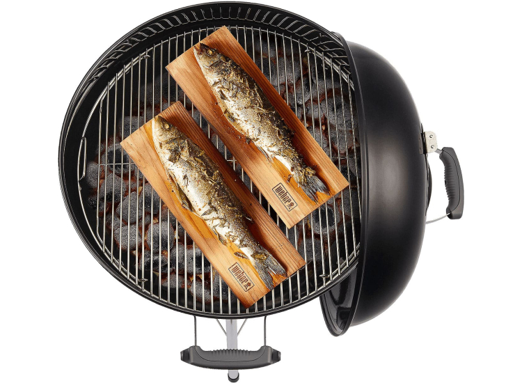 Weber Rack Fish Customer Reviews for Weber Original Kettle Grill | Black Charcoal Grill ...