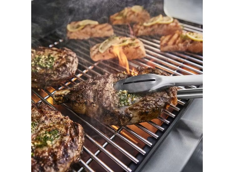 Weber Grill Genesis S-335 Liquid Propane Gas in Stainless Steel