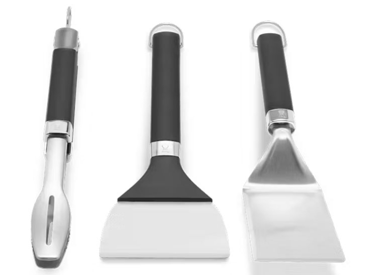 Weber Rtc Tools Weber Portable Griddle Tool Set in Stainless Steel | Abt
