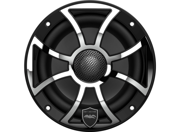 Wet Sounds Marine Coaxial Speakers Revo Series 6.5-Inch (Pair) - REVO 6 XS B SS V3