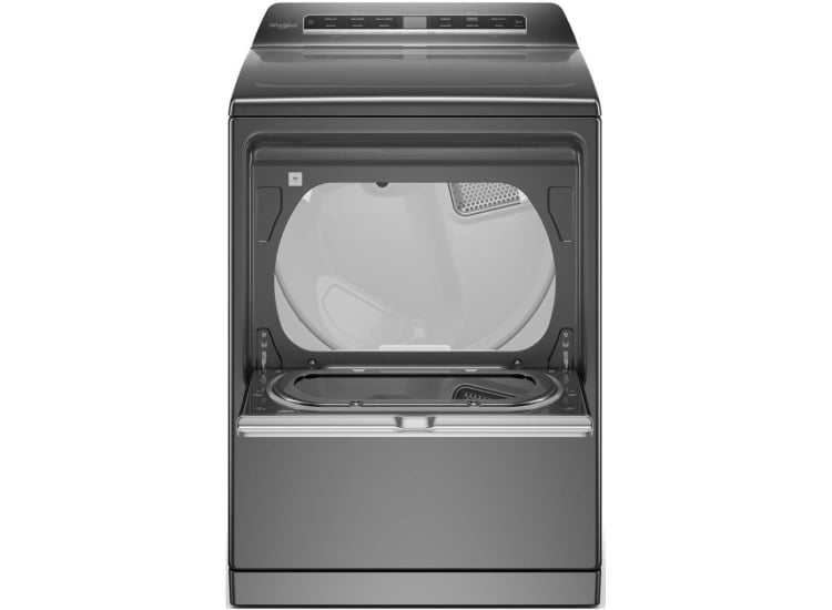 Whirlpool Gas Dryer with Advanced Moisture Sensing 7.4 Cu. Ft. in Chrome Shadow - WGD8127LC